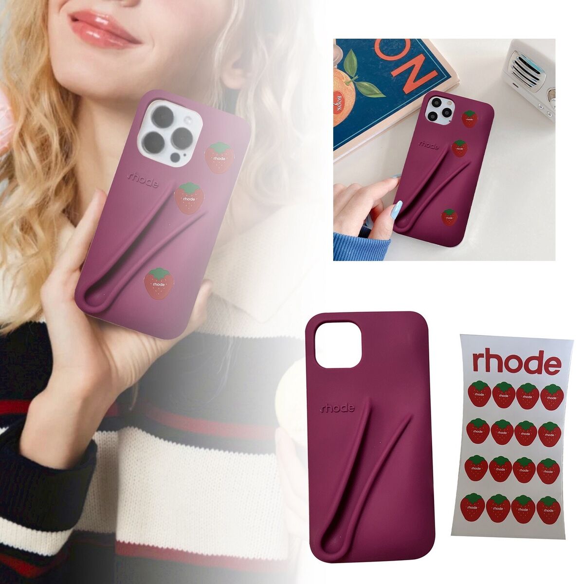 Rhode All Shades Lip Case 3D Lip Gloss Phone Case Cover For Rhode All Shades Lip Case 3D Lip Gloss Phone Case Cover For