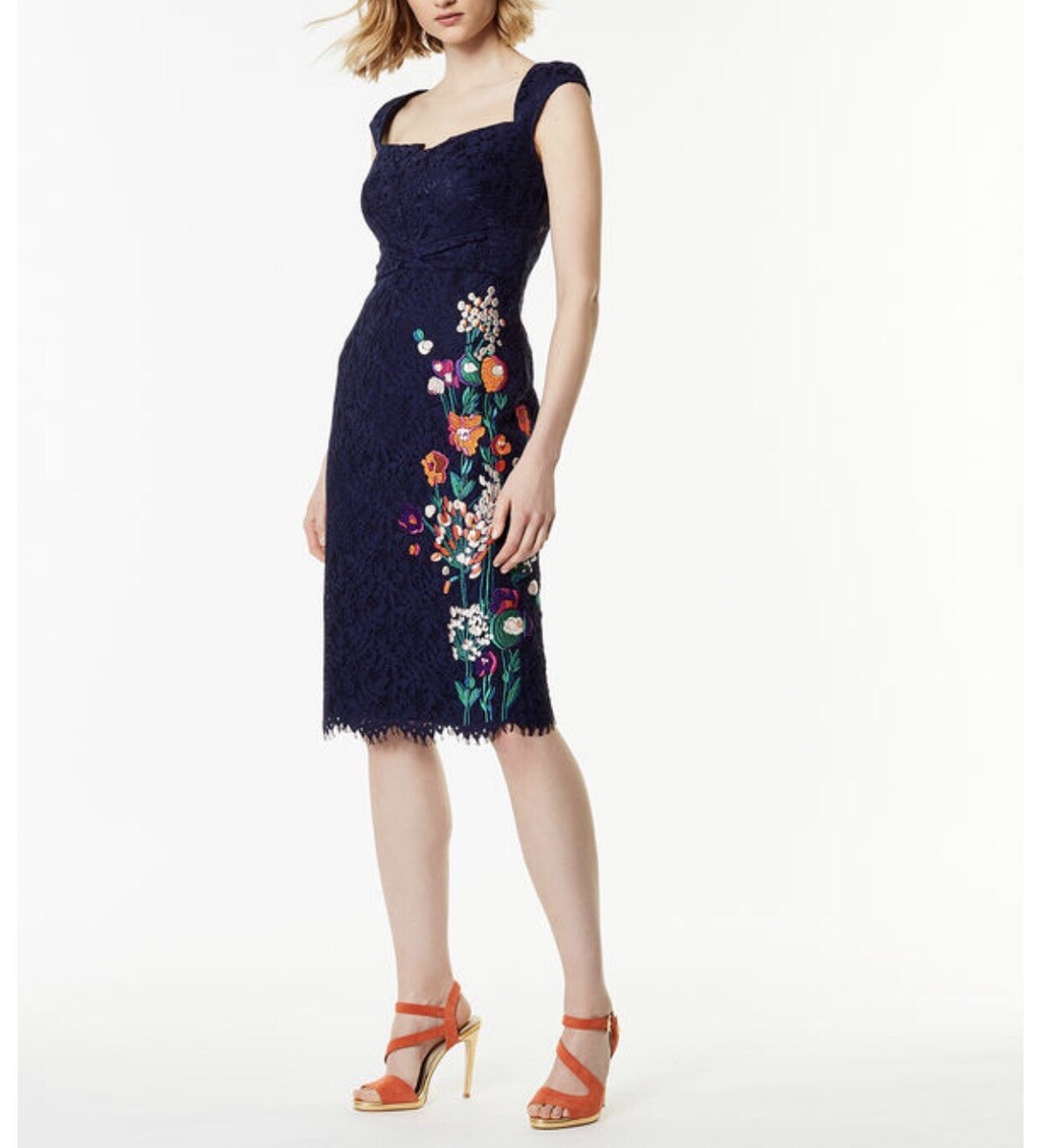long lace flowy dress Baltic Born Womens Summerlin Lace Top Maxi Dress | Black main image 1