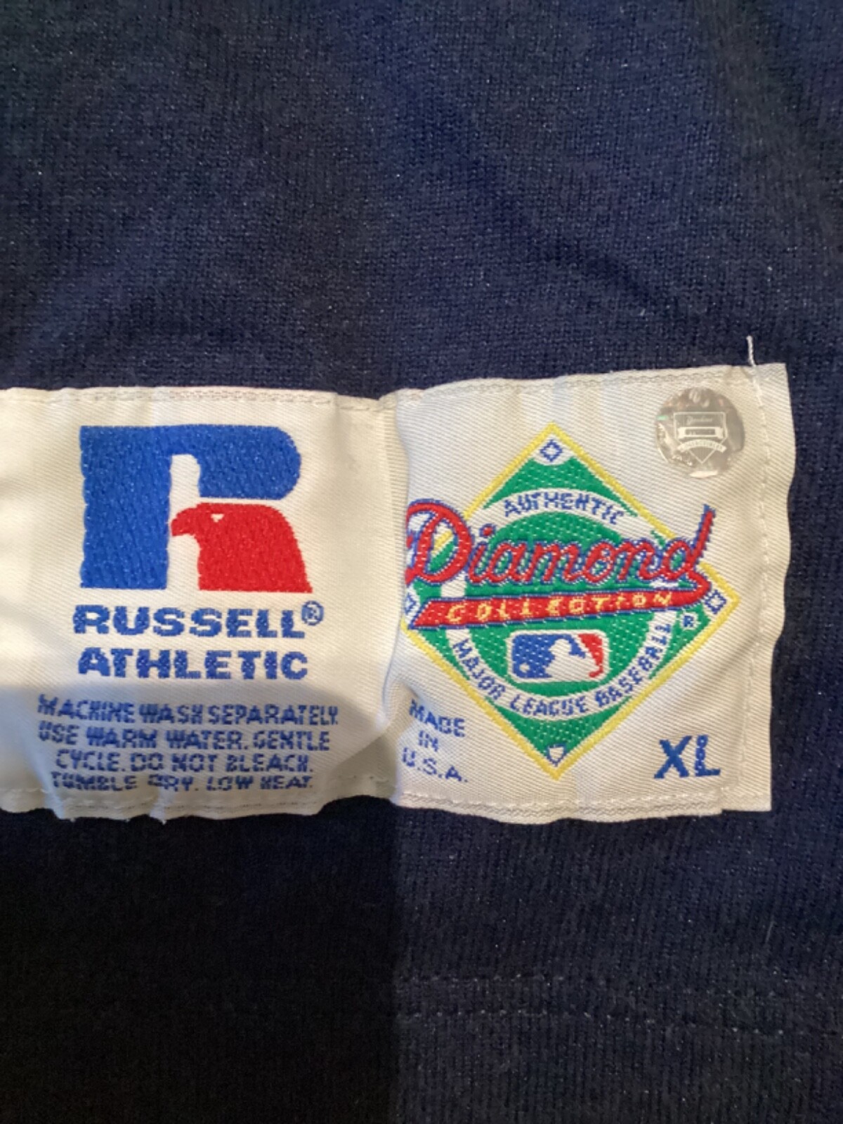 New York Yankees vintage BP jersey. Long sleeves. MLB Russell uniform. eBay