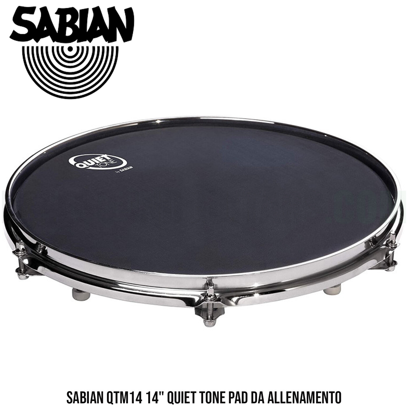 Sabian QTM14 14" Quiet Tone pad da allenamento per batteria in mash