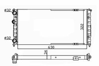 NRF 58135 KüHler, Motor KüHlung FüR Seat, VW