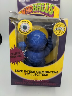 Madballs Oculus Orbus Sofubi Coin Bank Blue Japan Rare