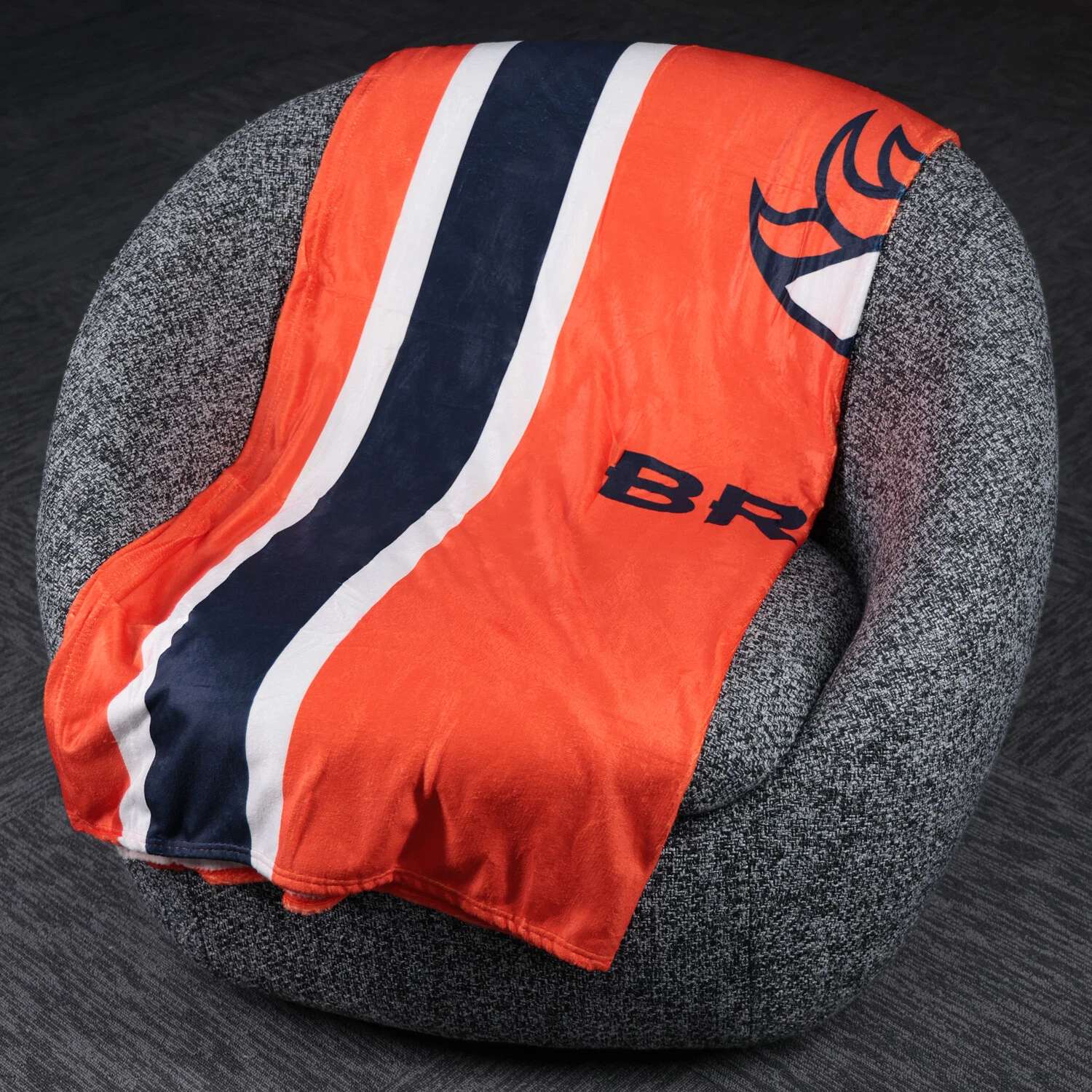 football Denver Plush Soft Micro Raschel Throw Blanket, Christmas Gift