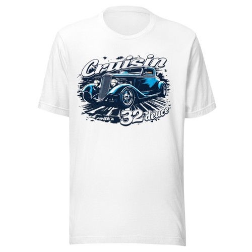 Classic 32 Crusin T-Shirt | Vintage Car Apparel for Enthusiasts