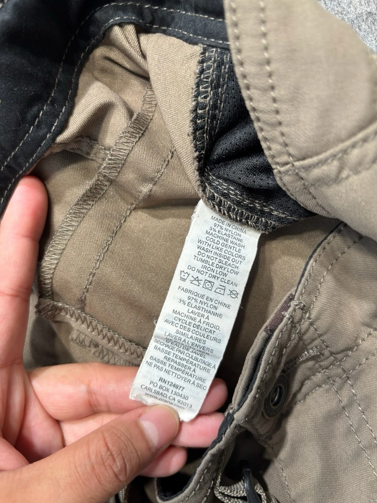 prana lightweight cargo outdoors hiking belted zion pants