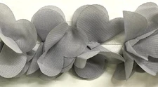 2-1/4" Gray Petals - 12 Yards!