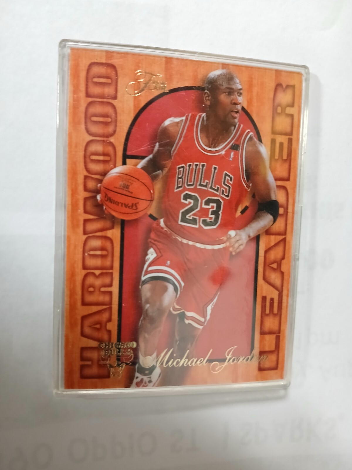 1995-96 Fleer #4 Michael Jordan Flair Hardwood Leader