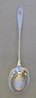 art deco Towle Sterling Silver LAFAYETTE Olive Spoon Pierced Bowl mono 6-7/8"