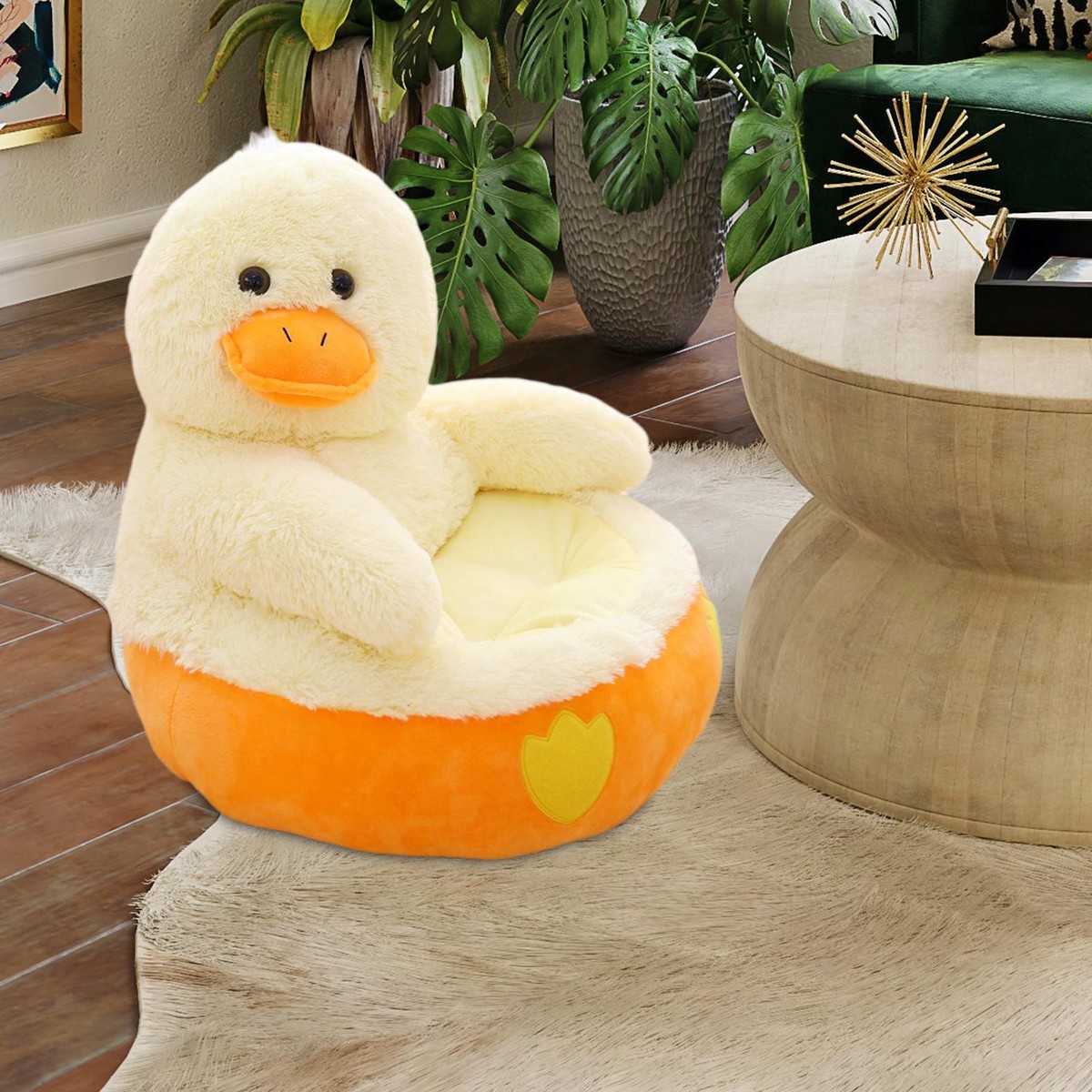 Plush Cartoons Small Sofa Chair Children Comfortable Soft Duck