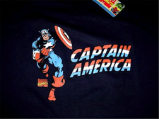 New WT Captain America T-Shirt Youth Boy's Size Large 14 Marvel Avengers