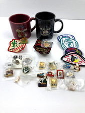 WIBC Women's Bowling Lapel Pins Patches Coffee Mug 1990's Reno Tucson VINTAGE