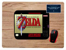 LEGEND OF ZELDA A LINK TO THE PAST BOX ART PC DESK MOUSE PAD HOME OFFICE GIFT