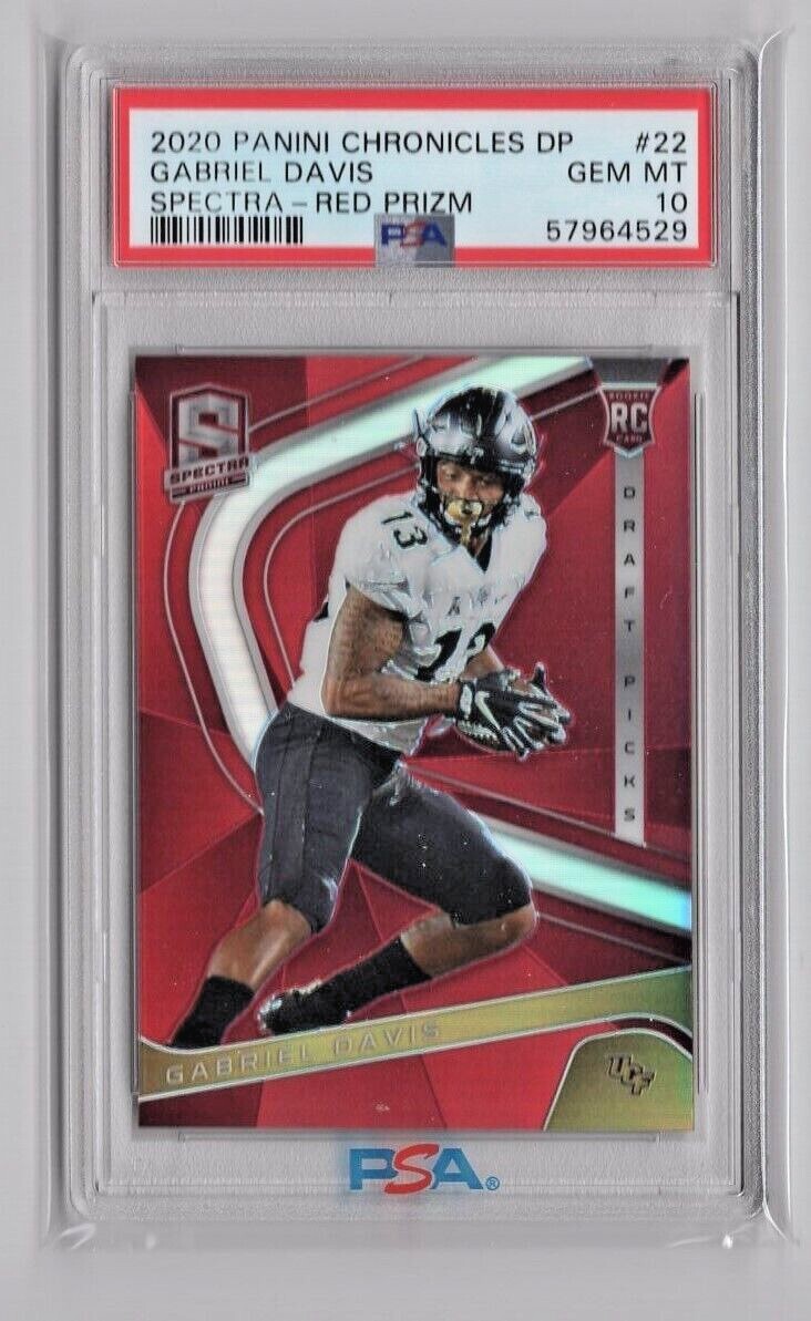 Gabriel Davis Panini Chronicles Draft Picks Spectra #22 Red