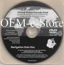 2005-2010 Chevrolet Corvette Z06 ZR1 & Cadillac STS Navigation DVD EAST U.S Map