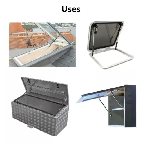 Gas Struts 300mm-160N x2 (8mm Shaft) Caravans Trailers Canopy Toolboxes Strut - Picture 6 of 8