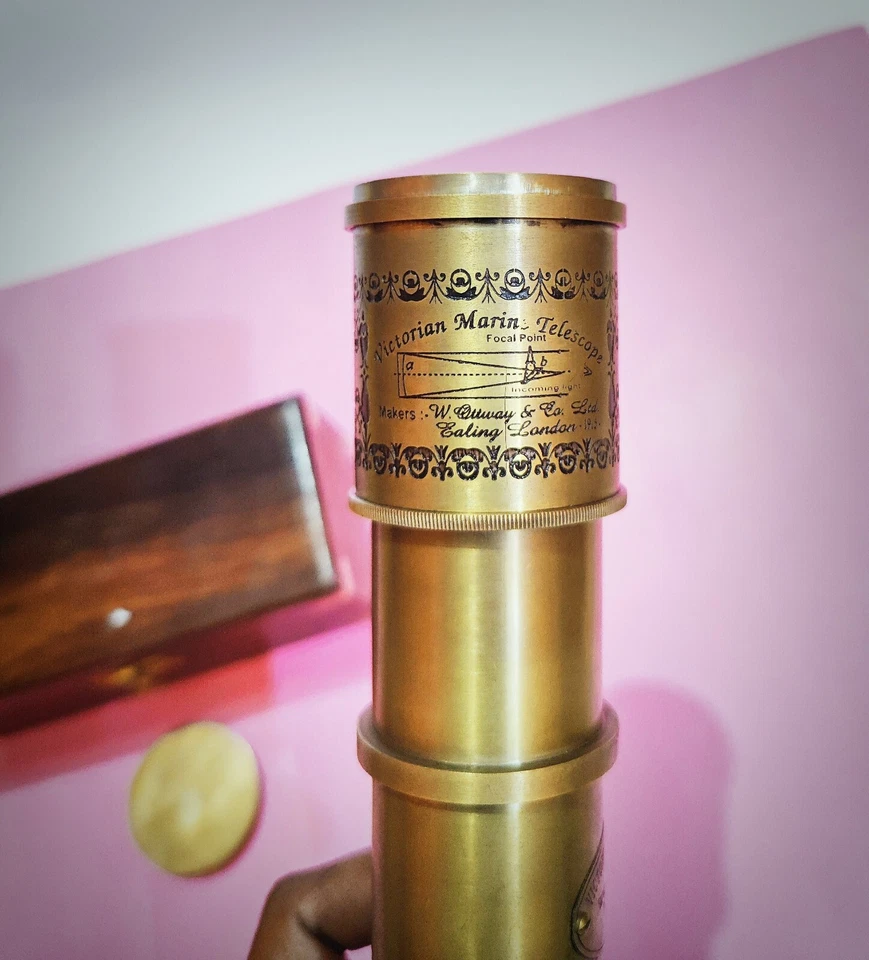 Personalized Telescope, Engraved Telescope, Pirates Spyglass, Handheld Telescope - Image 3 of 4