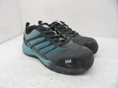 HELLY HANSEN Women's Adel Aluminum Toe CP Safety Shoe Black/Blue Size 6.5M