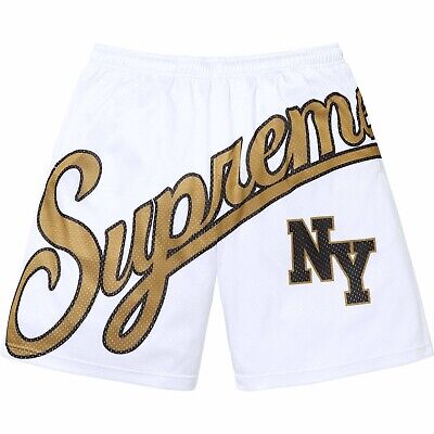 Supreme Big Script Mesh Shorts - White - Size Small - SS24 Supreme Big Script Mesh Shorts - White - Size Small - SS24