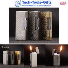 Luxury Retro Butane Gas Lighter Cigar Cigarette Pipe Lighter  - Child Safety