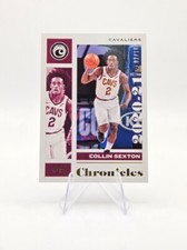 Collin Sexton 2020-21 Panini Chronicles Gold SP Jersey Match 02/10 #14 Cavaliers