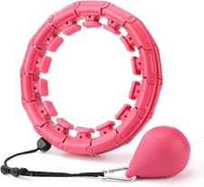 Smart Weighted Fit Hoop for Adults Weight Loss, 24 Detachable Knots Weighted Hul