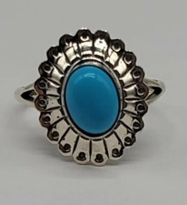 Größe 7,25 Sterlingsilber Ring indianischer...