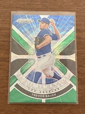 2021 Panini Prizm Trevor Bauer Illumination Insert Green Wave Prizm Parallel