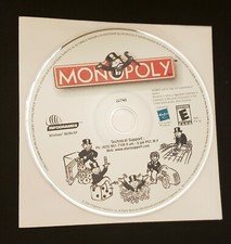 Monopoly Computer Game for Windows 98/Me/XP Hasbro Infogames CD CD-ROM
