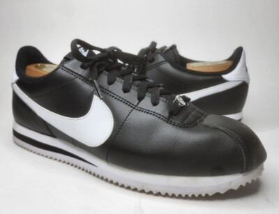 Nike Classic Cortez '72 Men Size 10 Black Leather Athletic Sneaker 819719-012