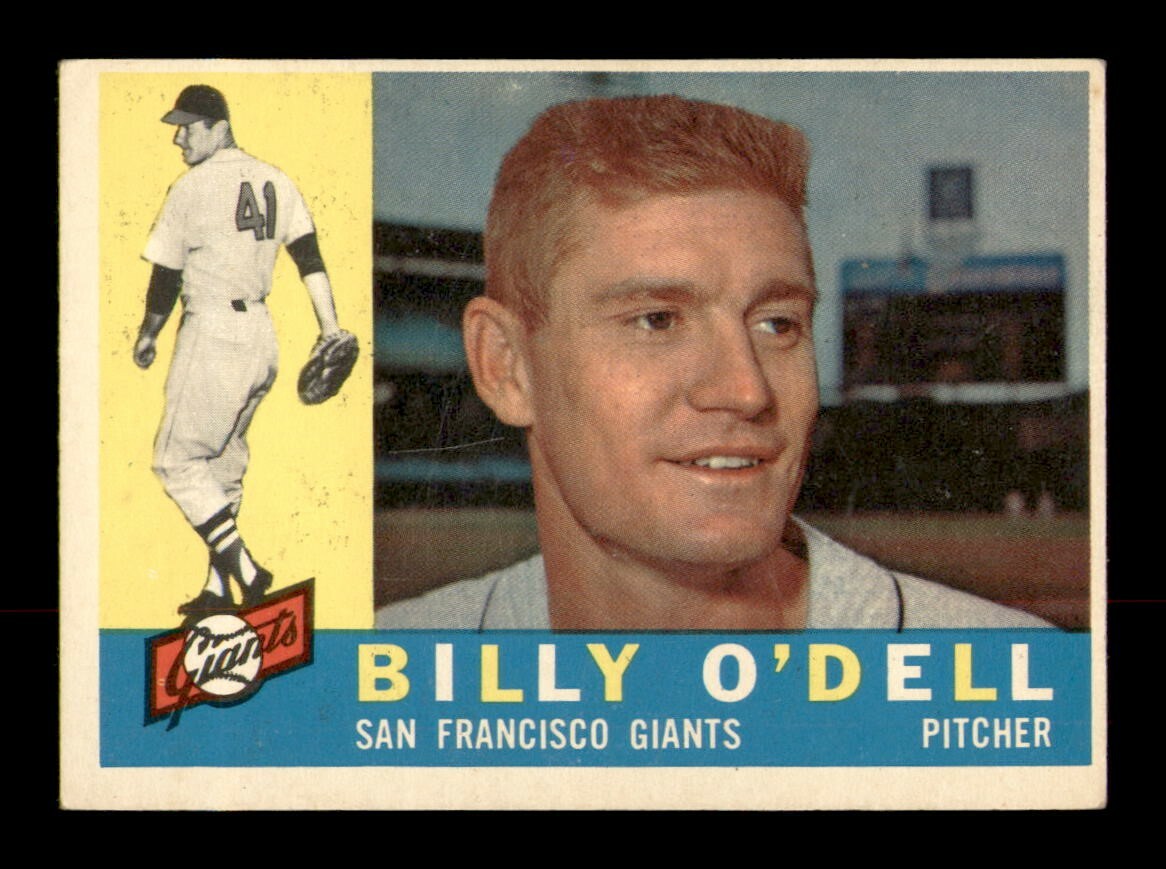1960 Topps #303 Billy O'Dell EX-MT Baseball Card OBGcards
