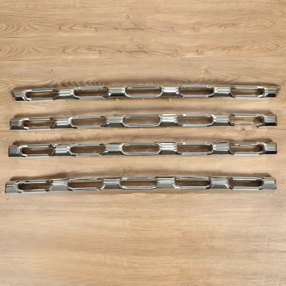 Chrome Grille Grill Insert Overlay For Chevy Silverado 2500 3500 HD 2020-2023 Foto 3 de 4