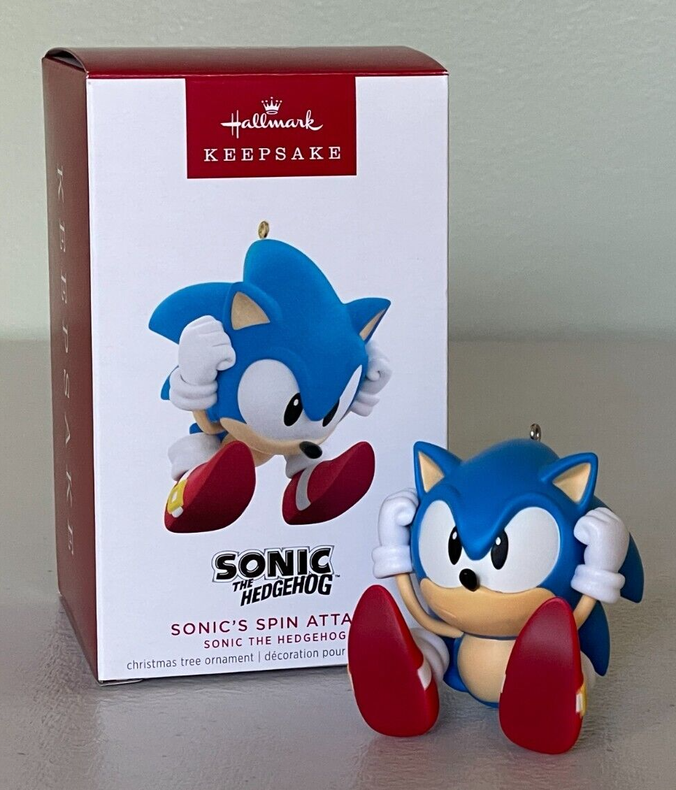 Sonic the Hedgehog Spin Attack Hallmark Keepsake Ornament 2023 Edition