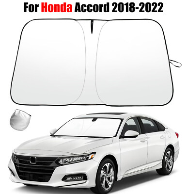 For 2018-2022 Honda Accord Foldable Windshield Sun Shade UV Block Shield Cover