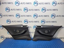 BMW 4 SERIES DOOR PANEL CARD REAR PAIR LEFT RIGHT SIDE F32 BLACK HARMAN HOLES
