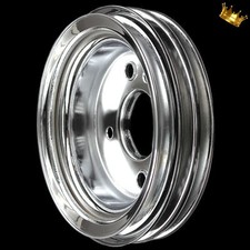 Crankshaft Pulley 3 Groove For Big Block Chevy 396 427 454 With Swp Chrome