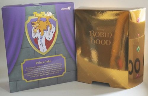 ULTIMATES 7" PRINCE JOHN Disney Robin Hood Figure Lion King Sir Hiss Super7 NEW - Picture 3 of 7