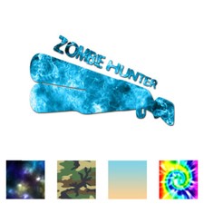 Zombie Hunter Shotgun - Vinyl Decal Sticker - Multiple Patterns Sizes - Ebn769