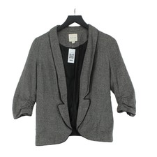 Silence + Noise Women's Blazer S Grey 100% Cotton