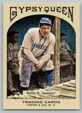 2011 Topps Gypsy Queen Babe Ruth #65 HOF Yankees