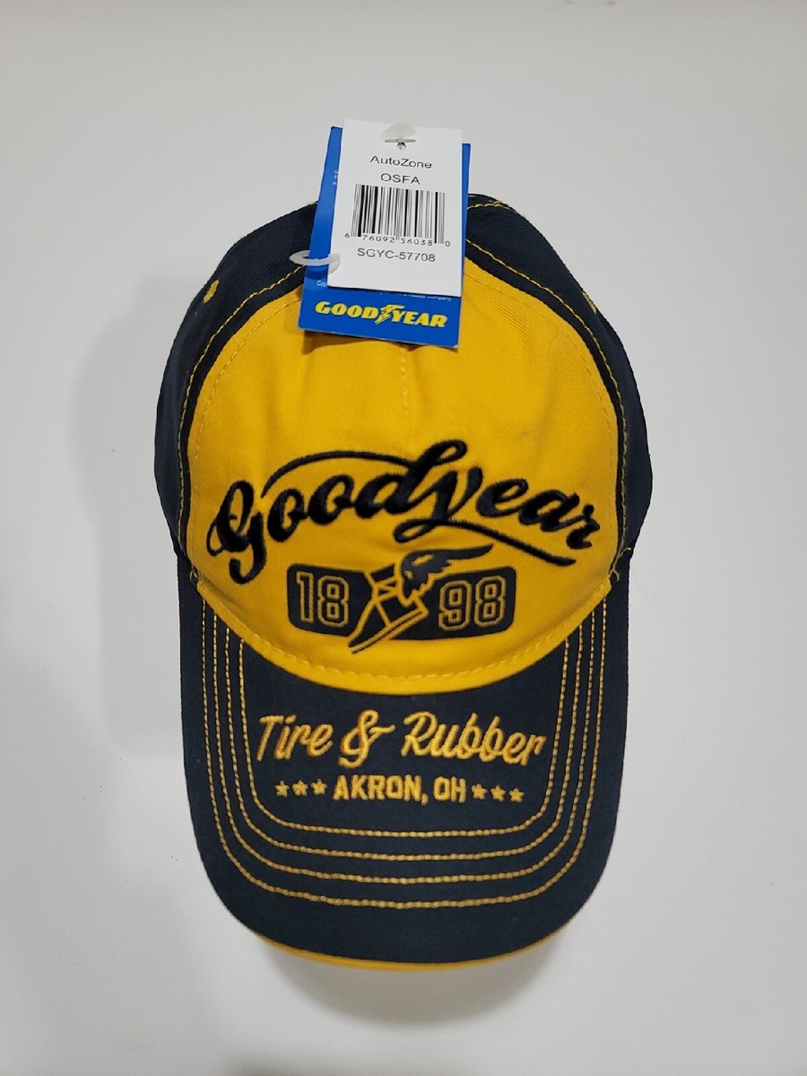 vintage an・an no.5 GOODYEAR Tire & Rubber Akron Ohio Snapback Hat Cap Embroidered New
