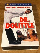 Dr. Dolittle VHS VCR Video Tape Movie Used Eddie Murphy
