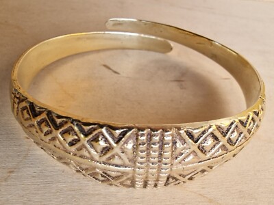 Bracelet Argent Sterling Kalevala Koru – Finlande, Vintage, Brutalist, Fait Main