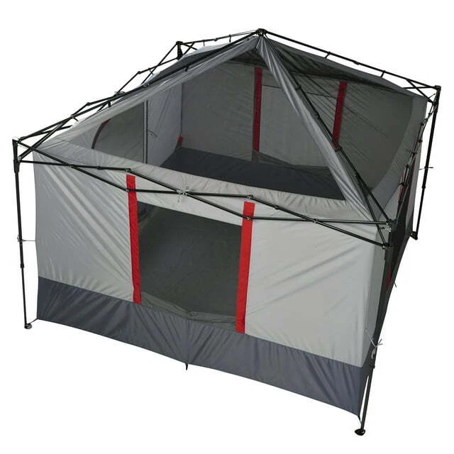 Tienda Camping Impermeable 6 Personas Instantánea Exterior Cabaña Senderismo Refugio Familiar 10' Foto 3 de 4