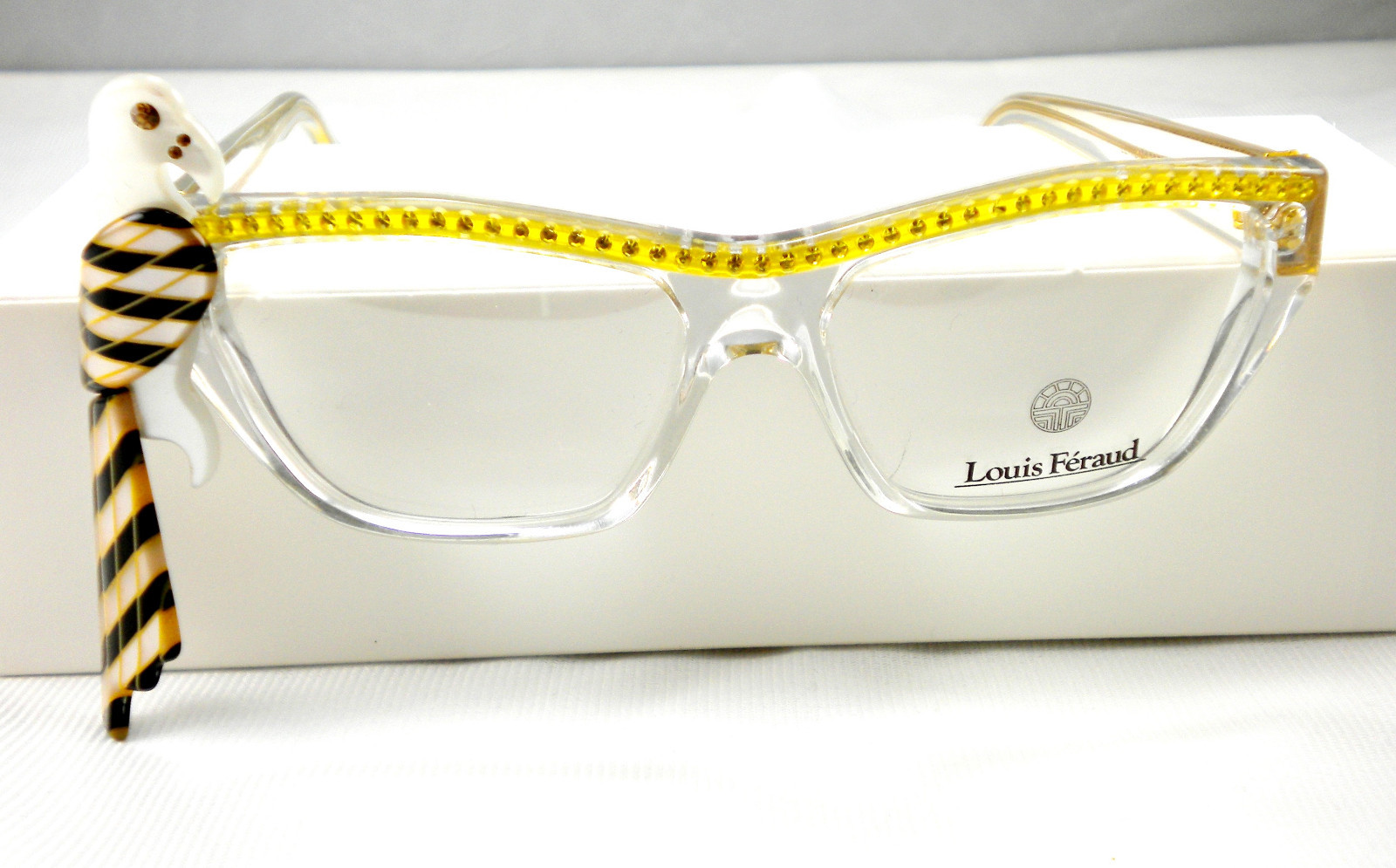 1980s Louis Feraud Parrot Marble Burgundy Glasses Frames for