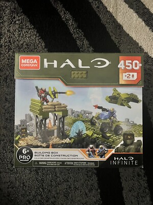 Mega Construx Halo Infinite 450pcs Creative Building Box 2 Micro Action Figures