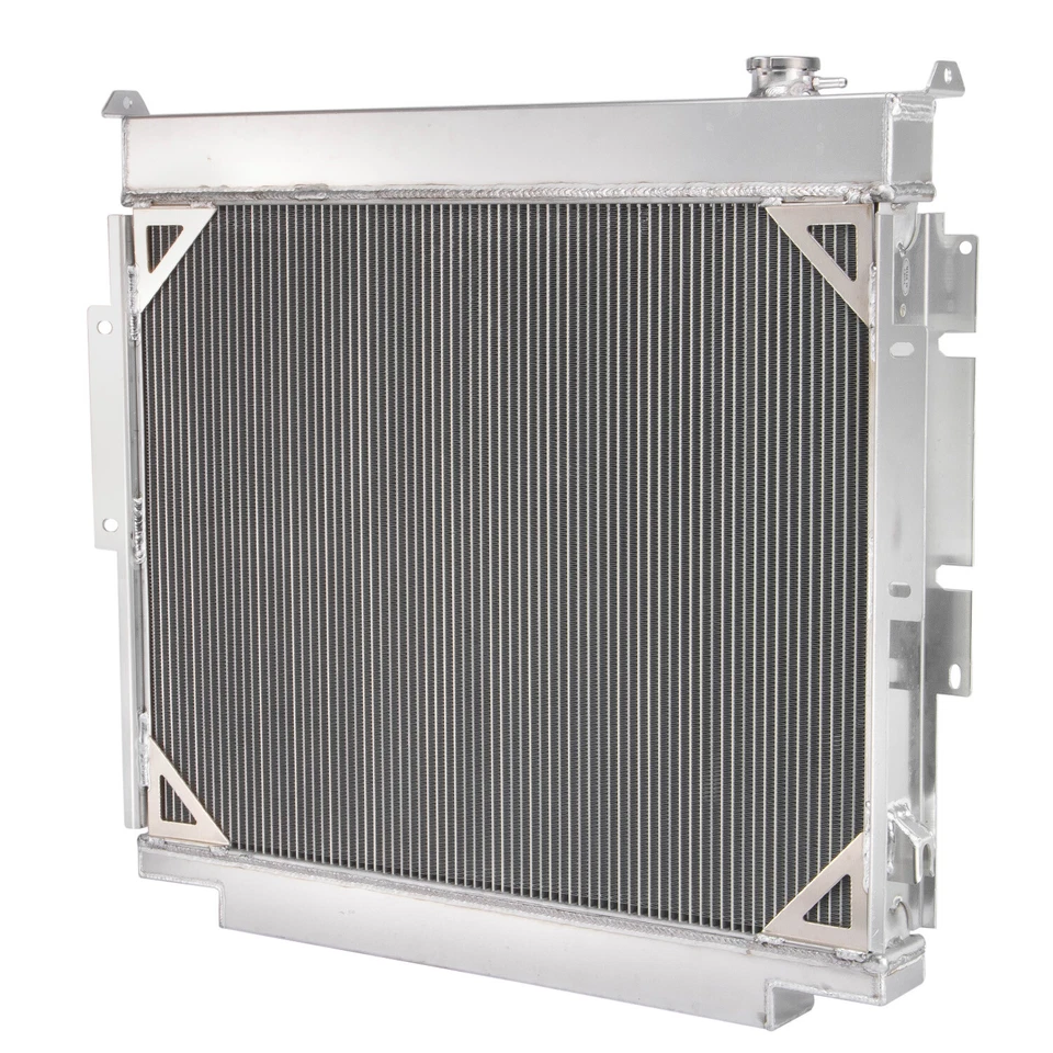 4 Row Aluminum Radiator For 83-1996 Ford F-150 F250 F350 6.9L 7.3L Powerstroke Foto 4 de 4