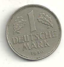 VERY DETAILED HIGHER END 1950 D  GERMAN - GERMANY 1 -DEUTSCHE MARK-M156