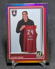 Brionna Jones Silver Holo Foil 2025 Donruss WNBA Basketball #64 Atlanta Dream