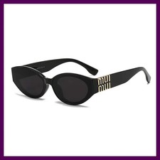 MUI MUI Glasses Stylish Fashion Designer Women Men Sunglasses Cute Oval Trending