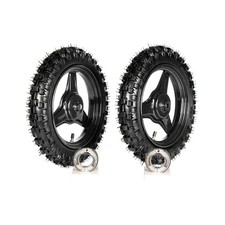 Pw50 Wheels Kit 2.50-10 Tyres Tires Tube Rim Brake Pad For Yamaha Pw50 Peewe...